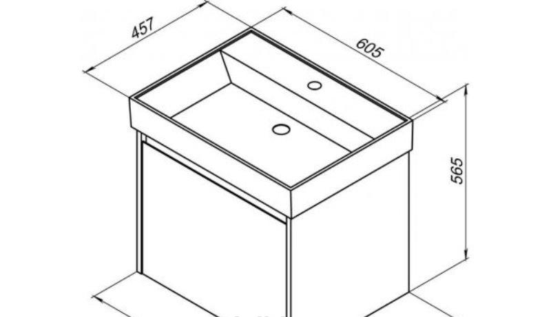 Aquanet Nova Lite, Тумба для раковины, 00242574