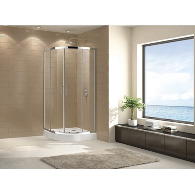 Душевой уголок - Cezares, Eco, 90x90x190 см, ECO-O-R-2-90-C-Cr / ECO-R-2-90-C-Cr