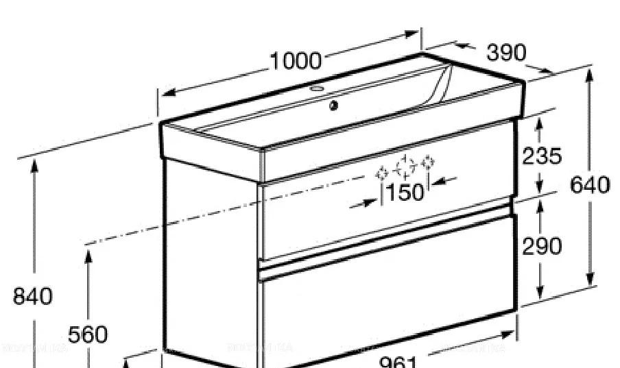 Roca Oleta, Тумба для раковины, A857641806
