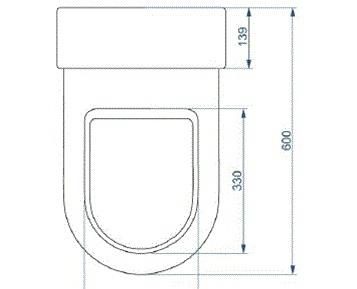 Vitra Zentrum, Унитаз компакт, 5789B003-0075