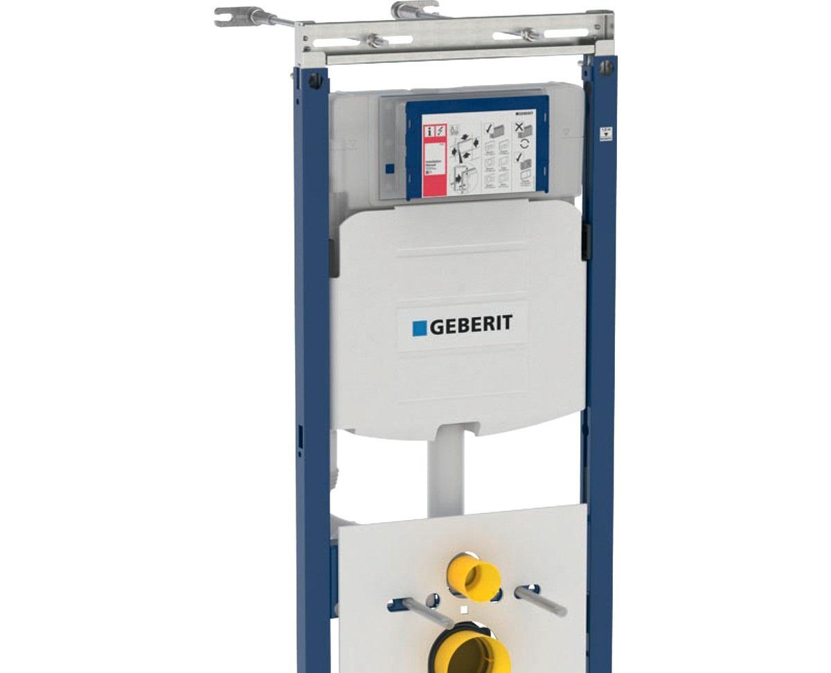 Geberit iCon, Унитаз подвесной с инсталляцией и кнопкой, 500.362.TC.I