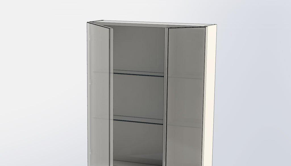 Aquanet Орлеан, Шкаф-зеркало, 158080