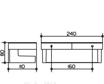 Keuco Moll, Полка, 12758 010000 / 12758010000