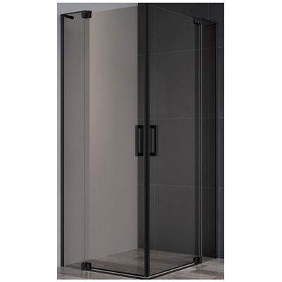 Душевой уголок - Cezares, Slider, 80x80x195 см, SLIDER-A-2-70/80-BR-NERO
