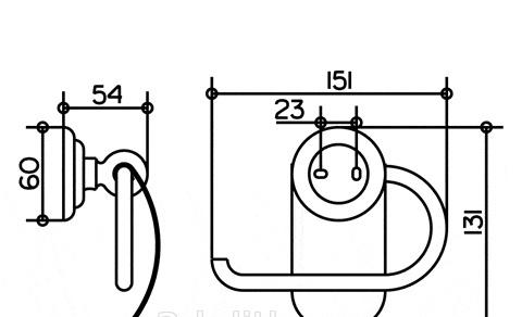 Keuco Astor, Держатель туалетной бумаги, 02160 010000