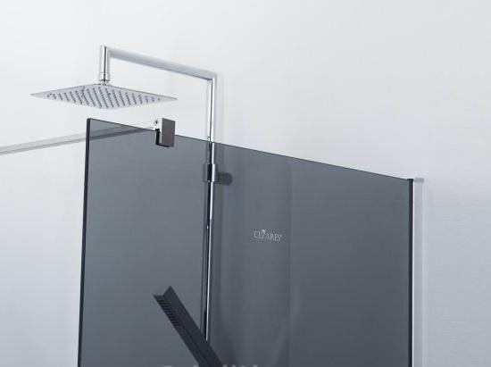 Душевая перегородка - Cezares, Liberta, 8x90x195 см, LIBERTA-L-1-90-120-GR-Cr