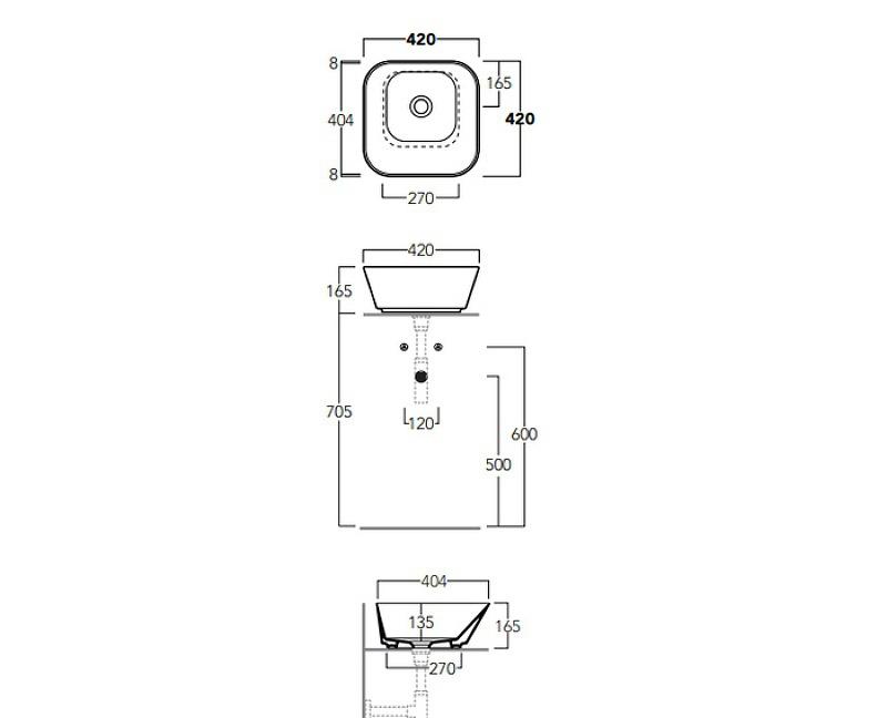 Simas Wave, Раковина, WA03 bi*0