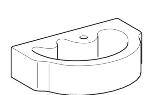 Geberit Bambini, Раковина, 326060000