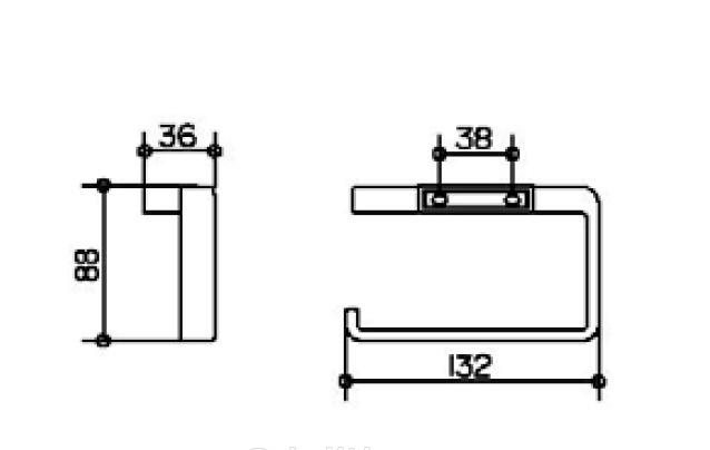 Keuco Industrie, Держатель туалетной бумаги, 41462 010000