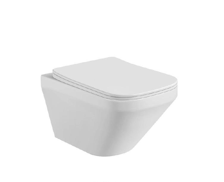 Aquatek Лира, Унитаз подвесной с инсталляцией и кнопкой, SET AQUATEK ЛИРА