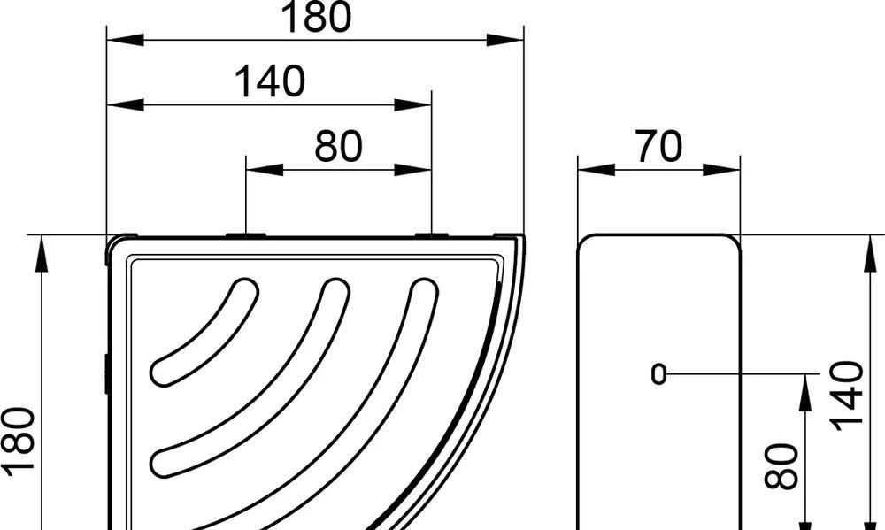 Keuco Elegance new, Полка, 11657010001 / 11657 010001