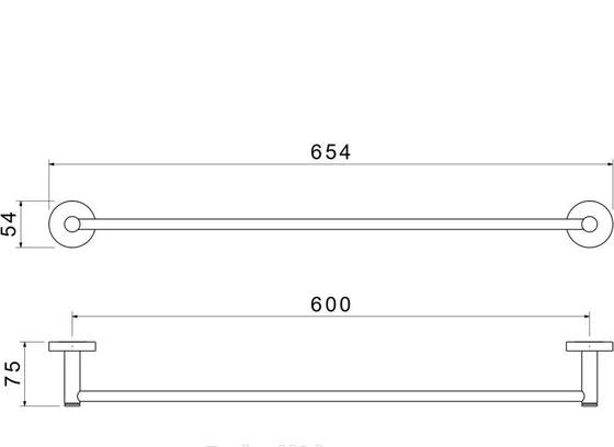 Aquatek Европа, Полотенцедержатель, AQ4114MB