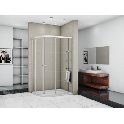 Душевой уголок - Cezares, Pratico, 90x120x185 см, PRATICO-RH-2-120/90-C-Cr / PRATICO-RH-2-120/90-C-Cr-R