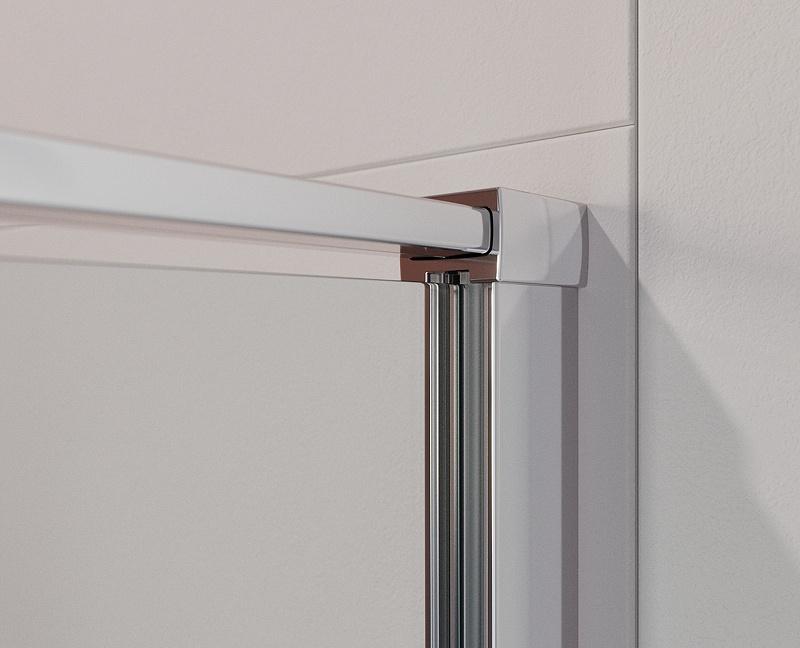 Душевой уголок - Cezares, Liner, 100x100x195 см, LINER-A-2-100-C-Cr