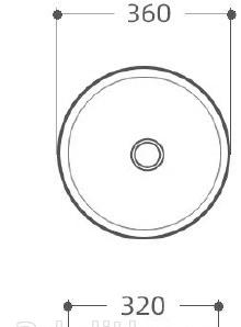 Aquanet Round, Раковина, 361S