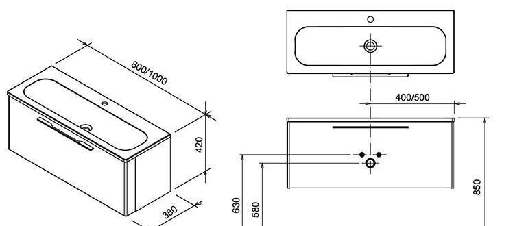 Ravak Ring, Тумба для раковины, X000000769