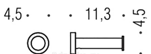 Colombo Plus, Держатель туалетной бумаги, W4992.NM