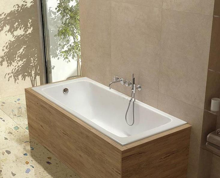 Wotte Line, Чугунная ванна, Line 1600x700