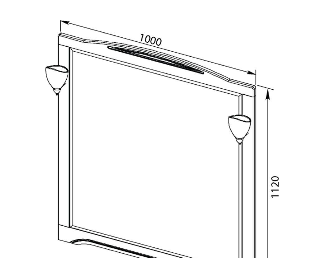 Aquanet Луис, Зеркало, 00173208