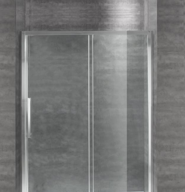 Душевая дверь - Cezares, Lux-Soft, 140x200 см, LUX-SOFT-BF-1-140-C-Cr-IV / LUX-SOFT-W-BF-1-140-C-Cr-IV