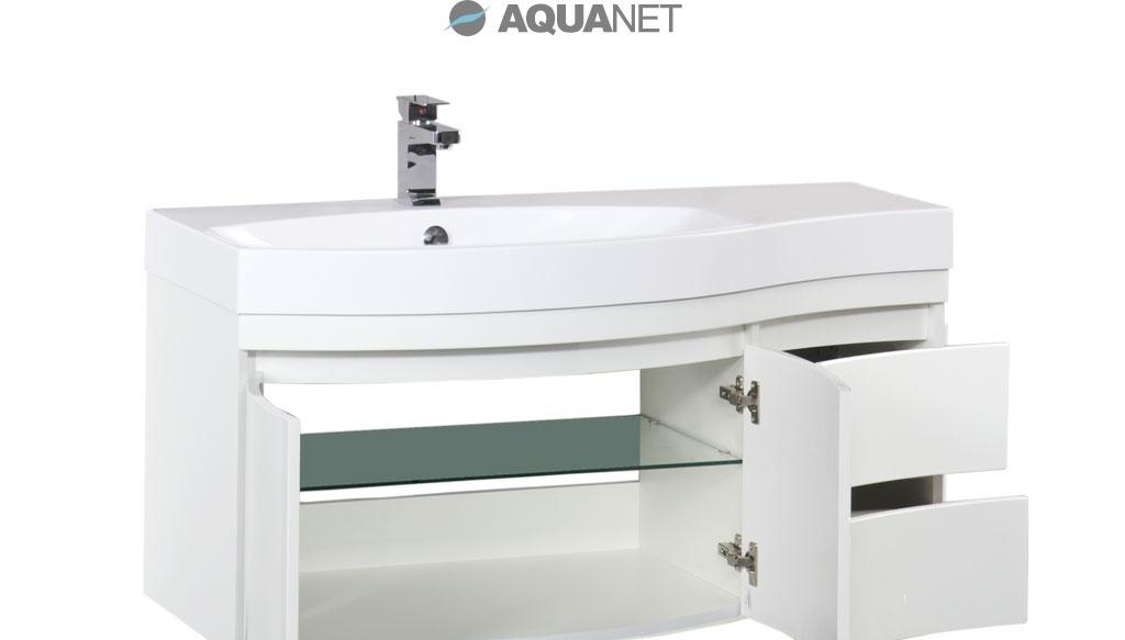Aquanet Опера, Тумба для раковины, ENERGIA-N-1200-2C-PIA-BL