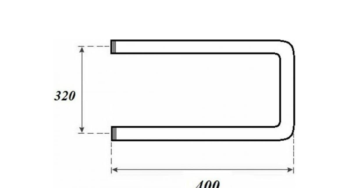 Полотенцесушитель водяной - Point, без коллекции, 11.4x32x40 см, PN35334