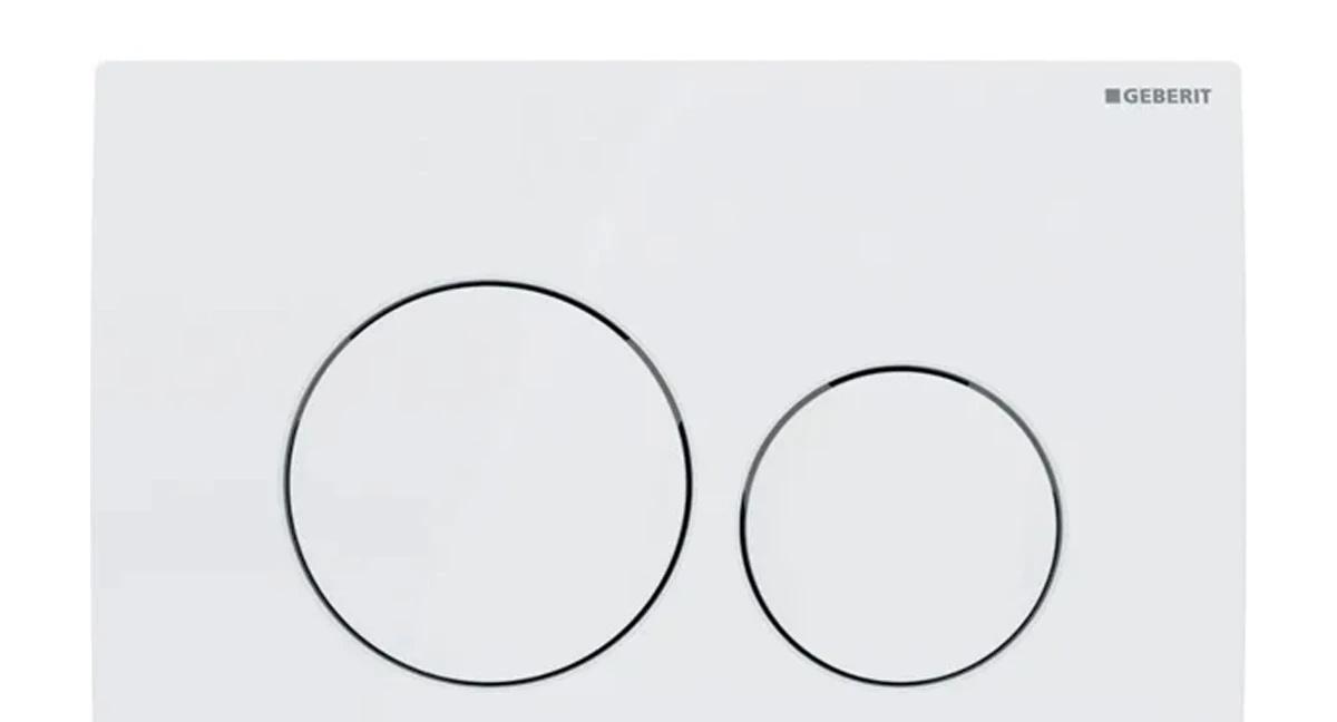 Кнопка смыва - Geberit, Delta 20, 2.3x24.6x16.4 см, 115.127.11.1