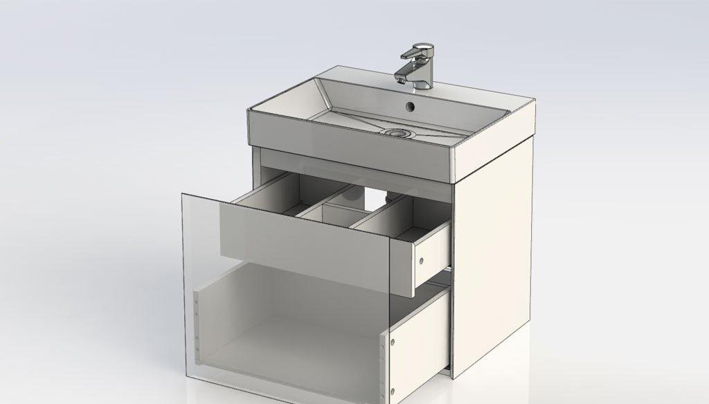 Aquanet Нью Йорк, Тумба для раковины, 00203945