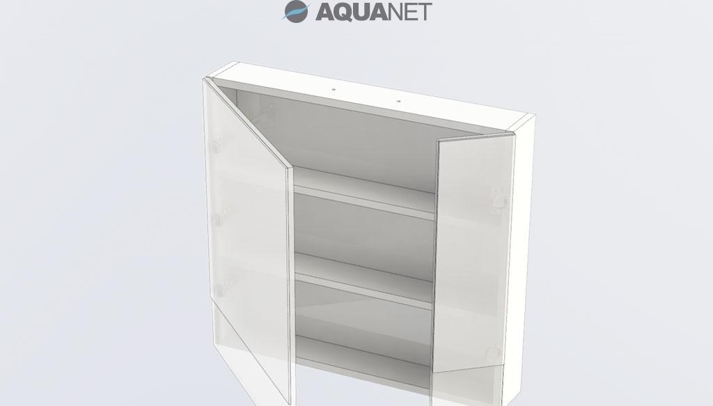 Aquanet Нота, Шкаф-зеркало, EB1104-M47