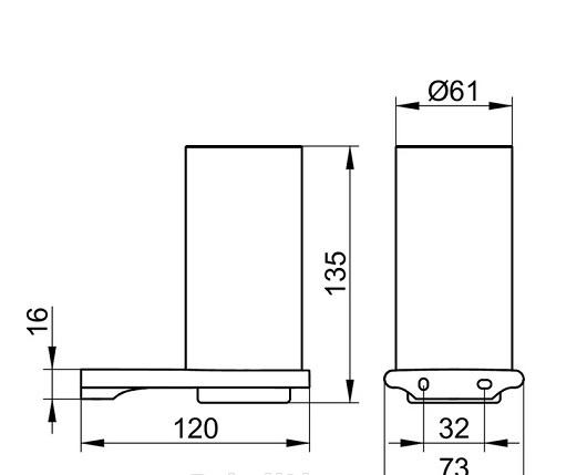 Keuco Edition 400, Стакан, 11550 059000
