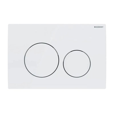 Кнопка смыва - Geberit, Delta 20, 2.3x24.6x16.4 см, 115.127.11.1