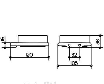 Keuco Edition 400, Полка, 11549019000