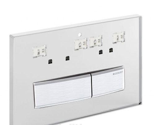 Кнопка смыва - Geberit, Sigma 50, 1.4x24.6x16.4 см, 115.788.00.1