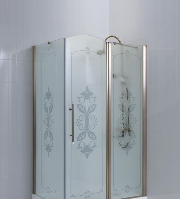 Душевой уголок - Cezares, Giubileo, 120x100x195 см, GIUBILEO-AH-11-120/100-CP-Cr-R