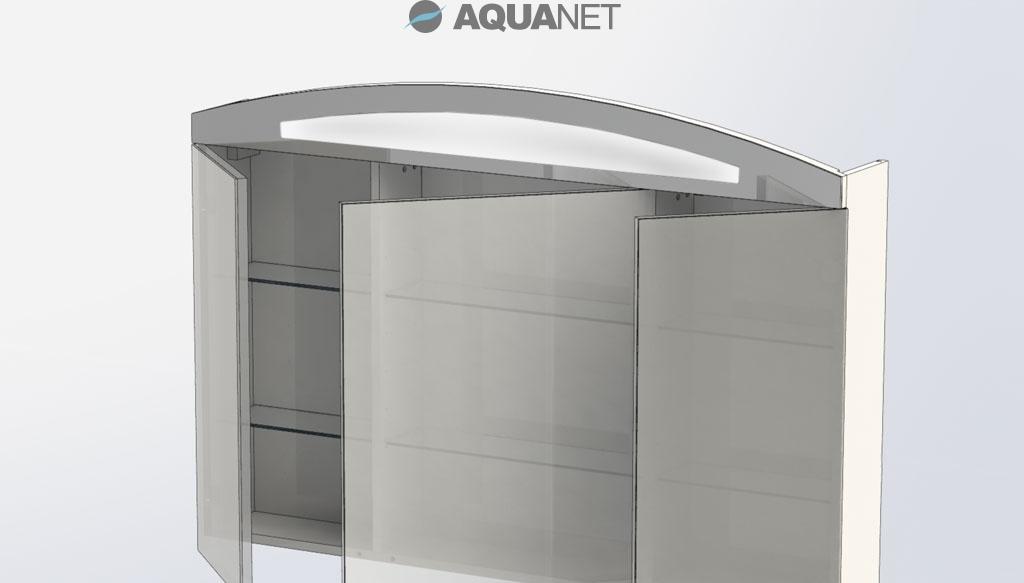 Aquanet Тренто, Шкаф-зеркало, 00156445