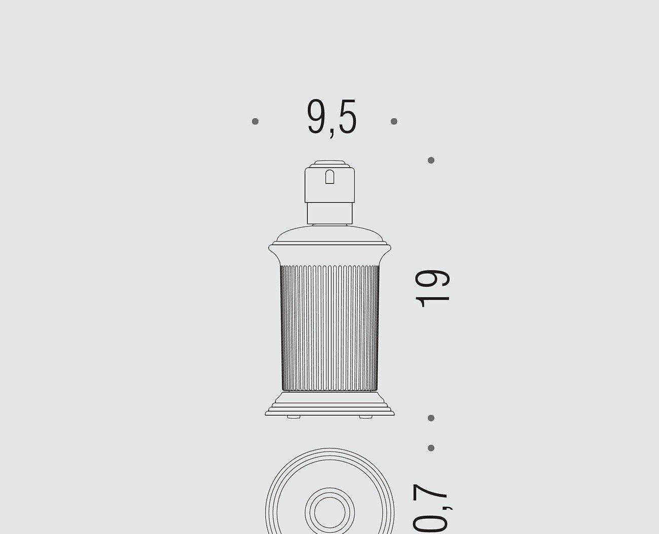 Colombo Hermitage, Дозатор для жидкого мыла, B9336.OA-VAN