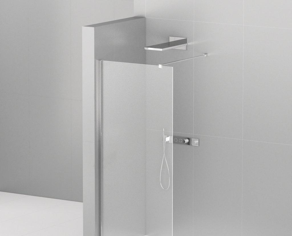Душевая перегородка - Cezares, Liberta, 120x110x195 см, LIBERTA-L-1-110-120-C-Cr