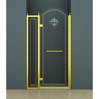 Душевая дверь - Cezares, Retro, 120x195 см, RETRO-B-12-120-CP-G-L / RETRO-A-B-12-120-CP-G-L