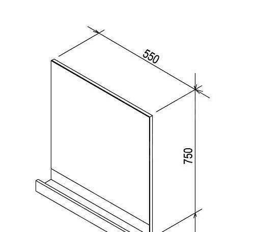 Ravak 10°, Зеркало, X000000848
