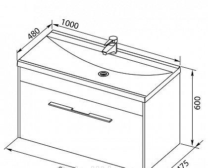 Aquanet Августа, Тумба для раковины, 00210019
