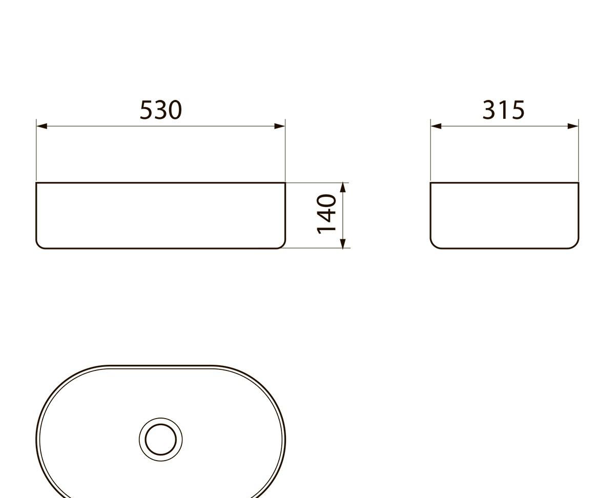 Point Виктория, Накладная (чаша), PN43061