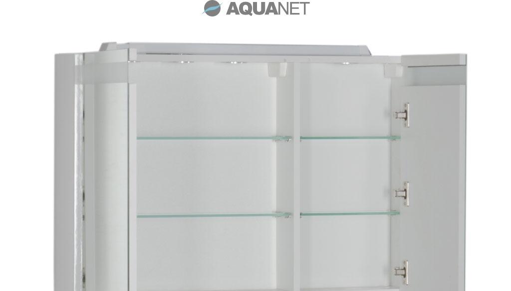Aquanet Лайн, Шкаф-зеркало, LU-LED010*60-b-Os / KN-LU-LED010*60-b-Os