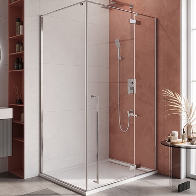 Душевой уголок - Cezares, Liner, 90x120x195 см, LINER-AH-1-120/90-C-Cr-R