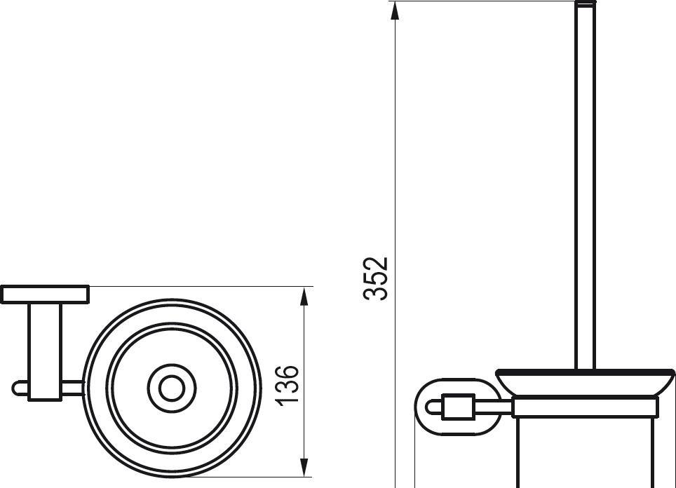 Ravak Chrome, Ершик, X07P196