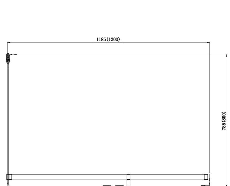 Душевой уголок - Aquanet, Beta, 80x140x200 см, 00185424