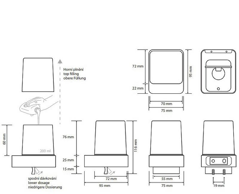 Bemeta Nero, Дозатор для жидкого мыла, 139309310