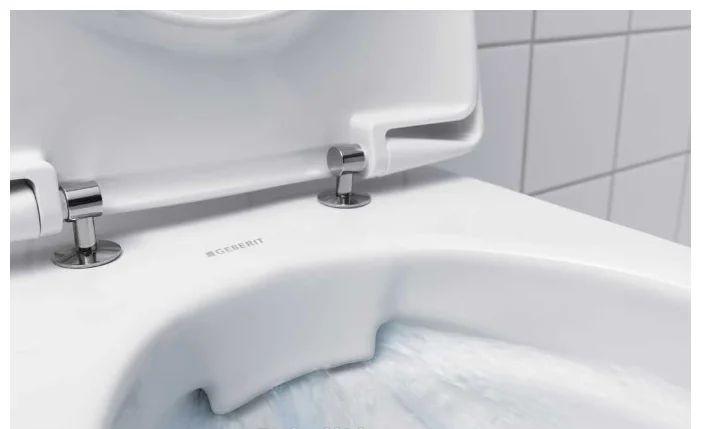 Geberit Renova, Унитаз подвесной с инсталляцией и кнопкой, 500.103.DW.R