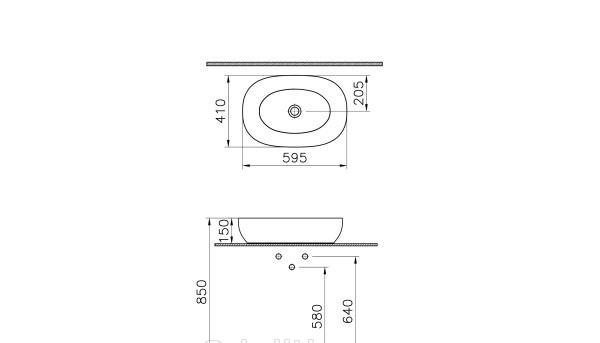 Vitra Outline Recycled, Накладная (чаша), 7995B066-0016