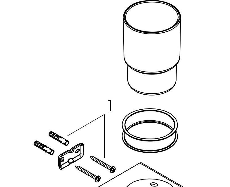 Hansgrohe AddStoris, Стакан, 41749340