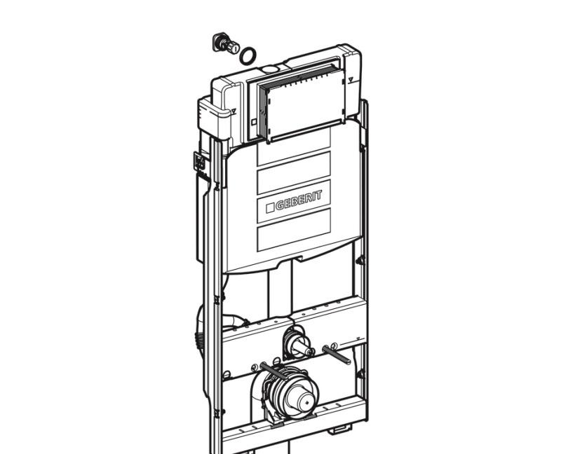 Инсталляция для унитаза - Geberit, Gis, 16.5x42.4x114 см, 461.311.00.5